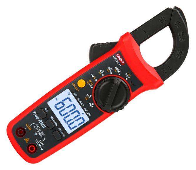 Meter Clamp True Rms 600 A Ac Ut202 A+