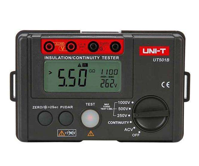 Insulation Tester Digital Megger 250 1000 V Ut501 B