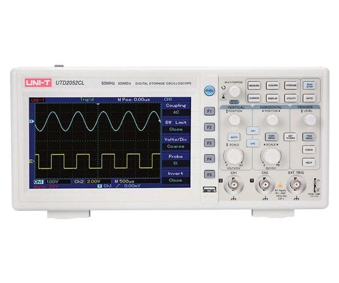 Dso Oscilloscope 50 M Hz 2 Ch 500ms/S Utd2052 Cl+
