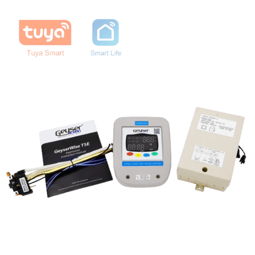 Geyserwise TSE1 Smart   Tuya Smartlife Wi-Fi Geyser Timer and Temperature Controller with Display
