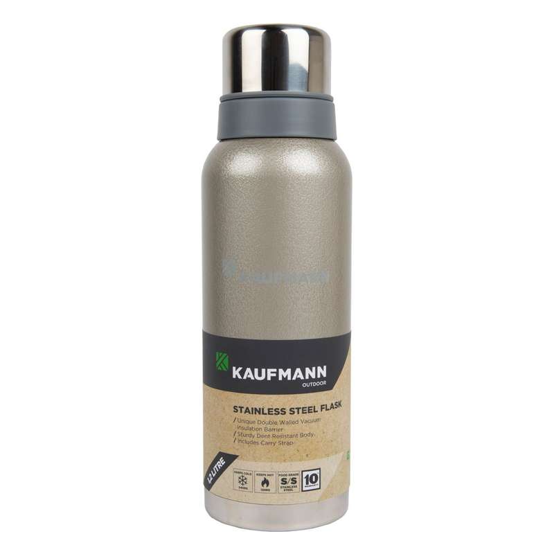 Kaufmann Flask S/Steel Silver 1.2 L
