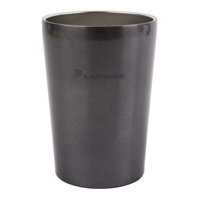 Kaufmann Tumbler Dbl Wall With Lid Gry 450 Ml