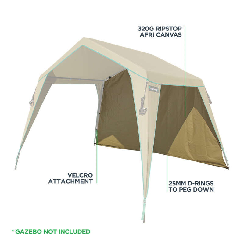 Kaufmann X Afri Canvas Gazebo End Wall