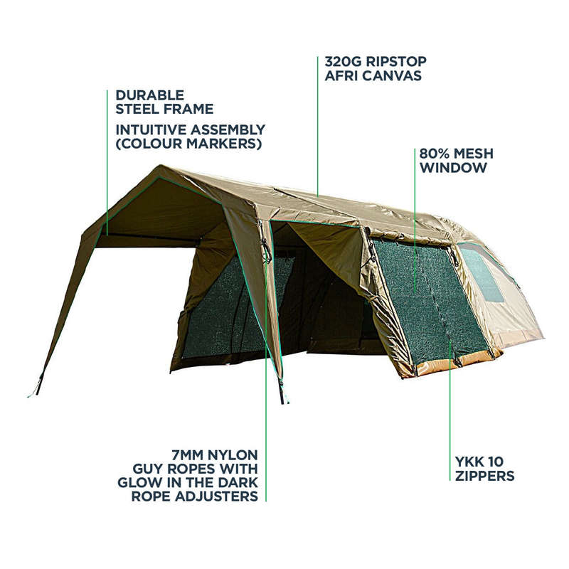Kaufmann X Afri Canvas Dome Tent Gazebo Extension