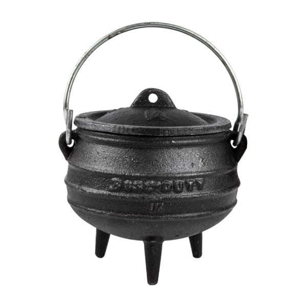 Bestduty Pot 3 Leg Oil Cured C/I No.1/4 0.7 L 1.6 Kg