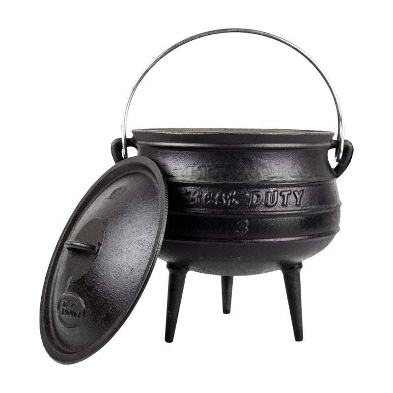Bestduty Pot 3 Leg Oil Cured C/I No.3 7.8 L 9.7 Kg