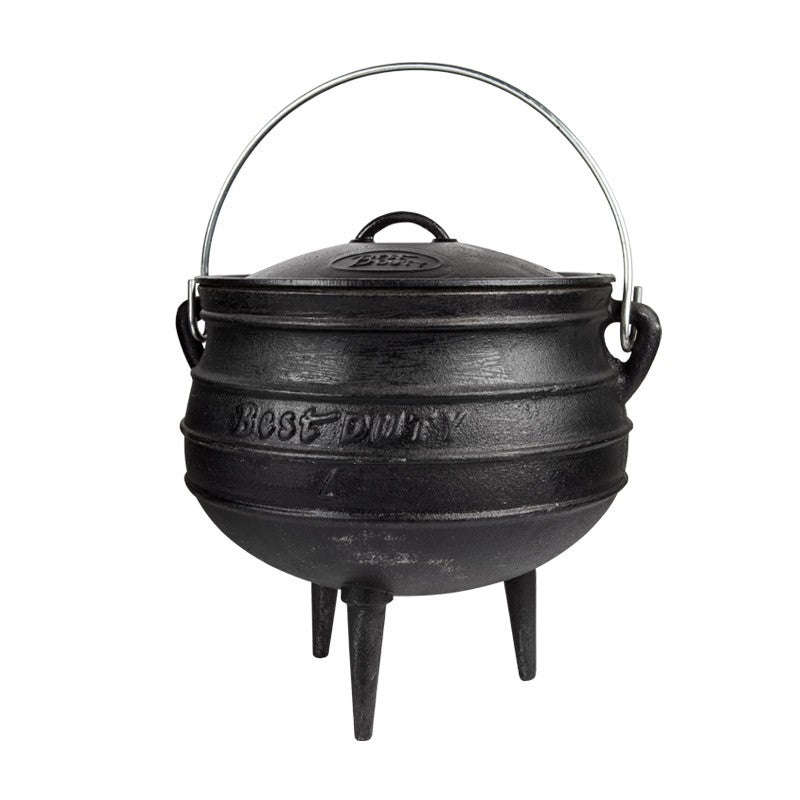 Bestduty Pot 3 Leg Oil Cured C/I No.4 9.3 L 13.7 Kg