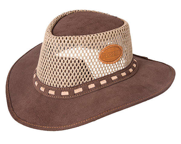Rogue Hat Breezy Airhead Canvas Mesh Choc L