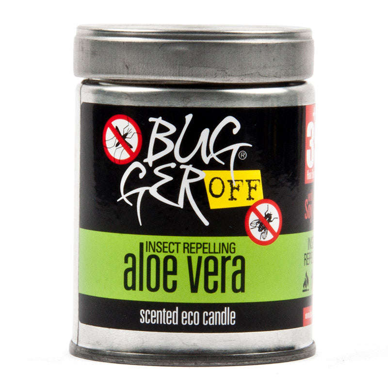 Bugger Off Eco Scented Candle Aloe Vera
