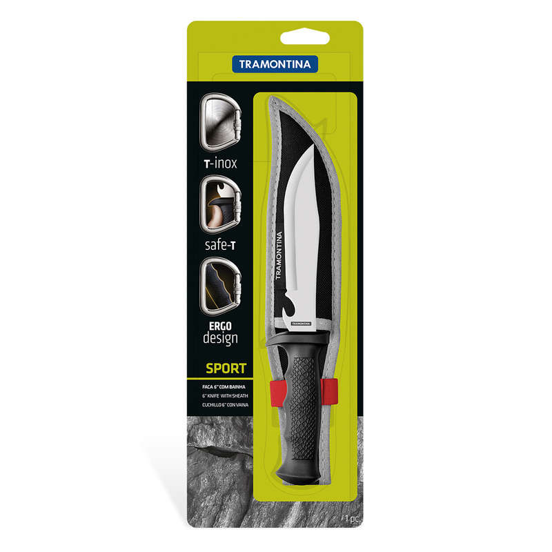 Tramontina Stan Hunt Camp Knife 15 Cm In Pouch Bp