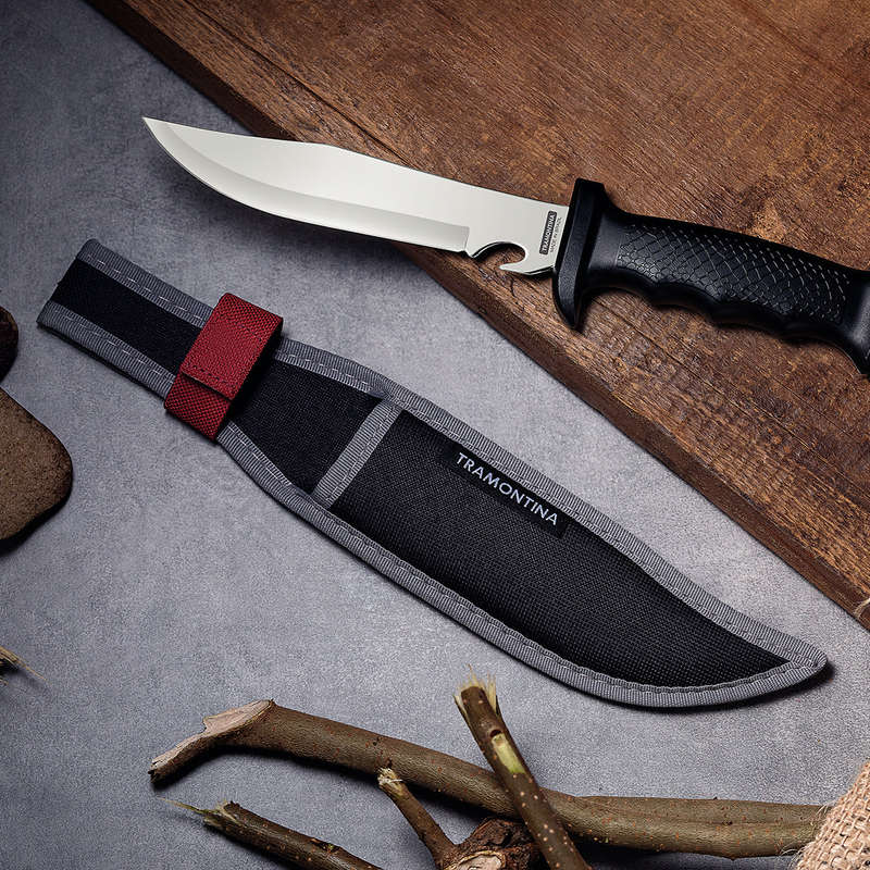 Tramontina Stan Hunt Camp Knife 15 Cm In Pouch Bp