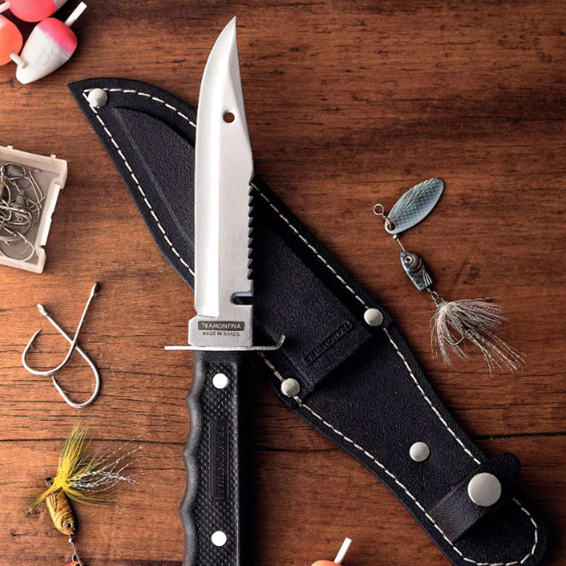 Tramontina Bowie Fish Knife Includ Pouch 13 Cm Bp