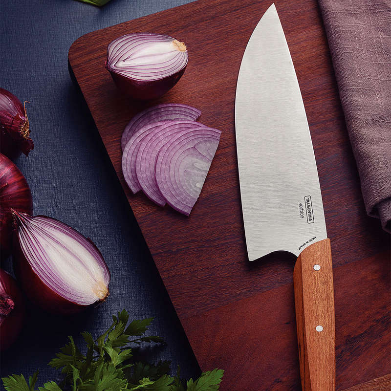 Tramontina Vertice Natural Wood Chef Knife 20 Cm