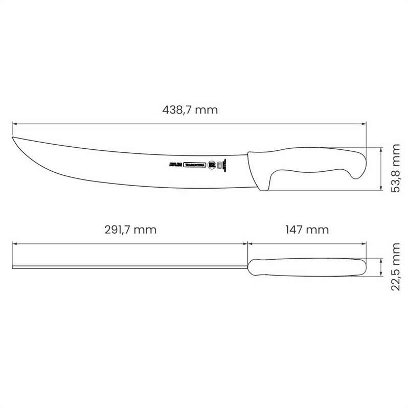 Tramontina Professional Butcher Knife 30 Cm White