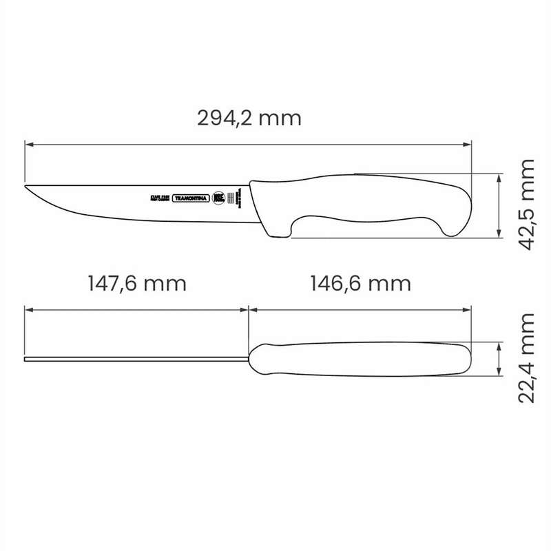 Tramontina Professional Boning Knife 15 Cm Blue