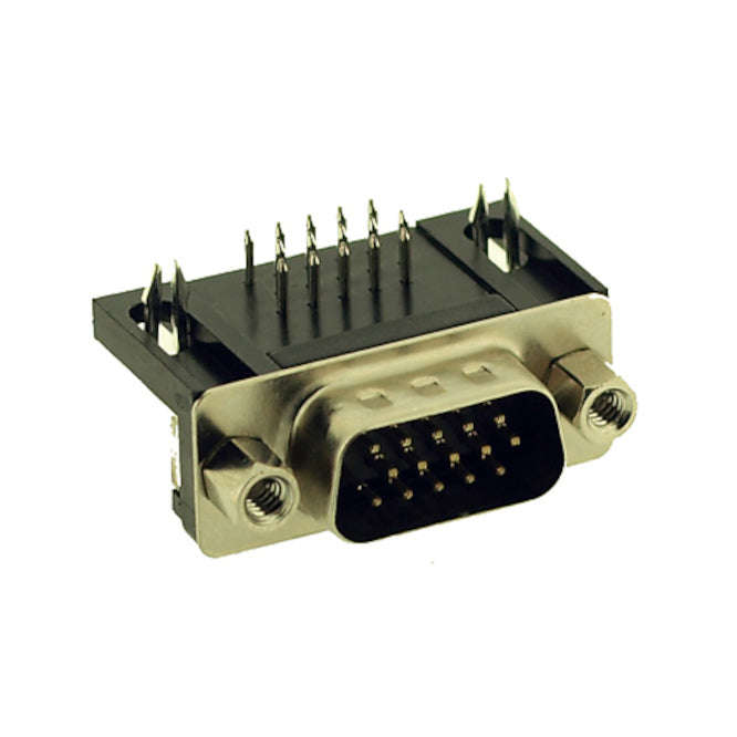 Vga D Sub Plug 15 W R/A 22mm Vhrs01 M151 A