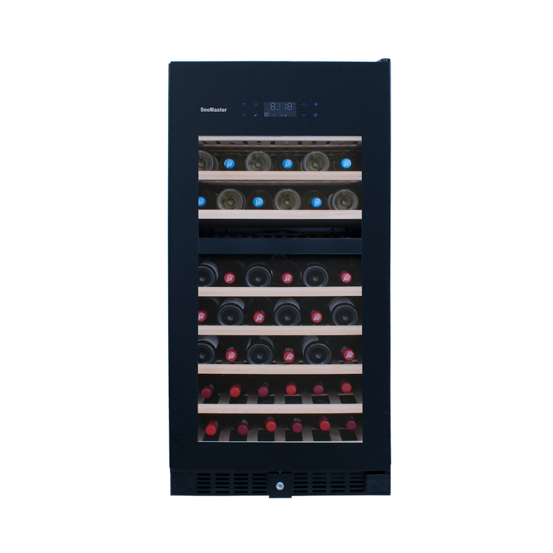 SnoMaster - 78 Bottle Pro Series Dual Zone Wine Cooler (VT-94PRO)