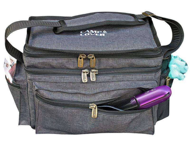 Camp Cover Vanity Bag Cotton Dark Grey