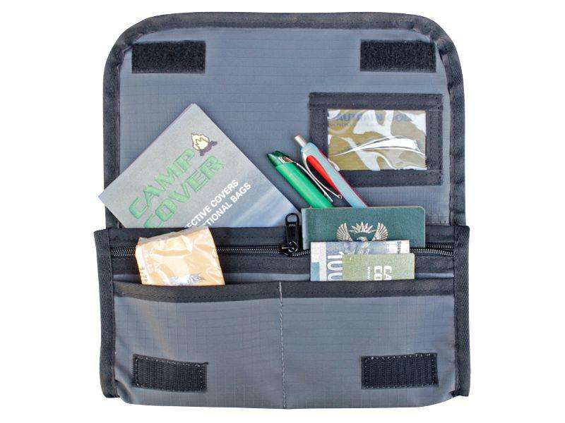 Camp Cover Visor Pouch Ripstop Charcoal