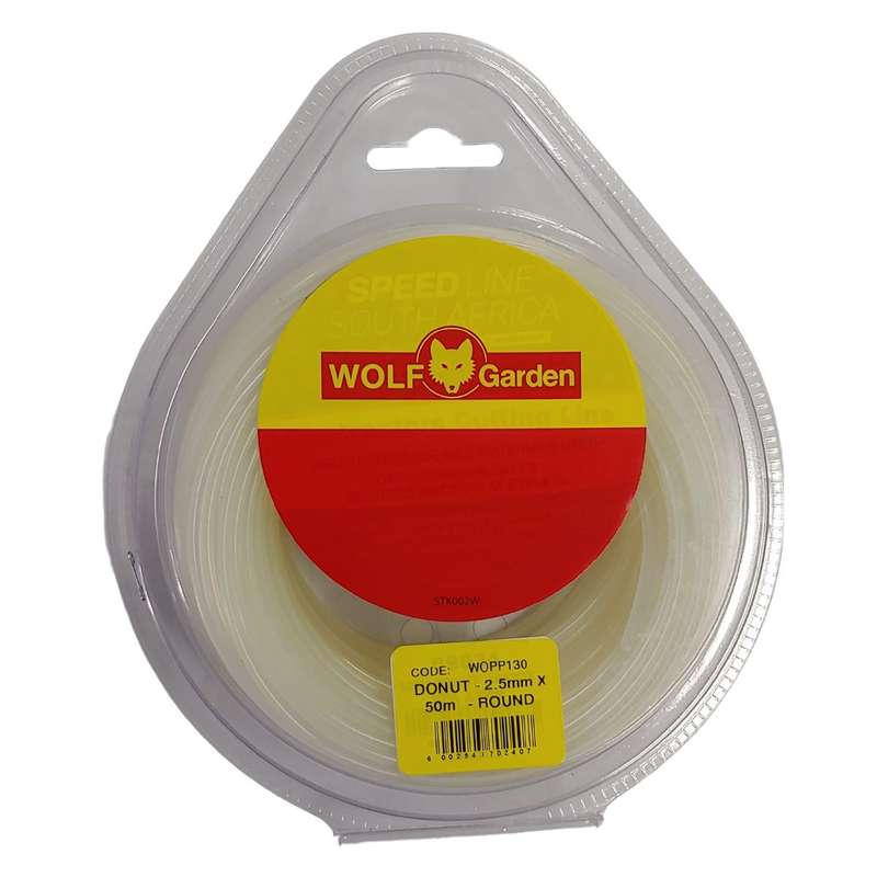 Wolf Trimmer Line Donut Round 2.5 Mmx50 M