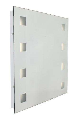 Bathroom Mirror W/Light 600mm White
