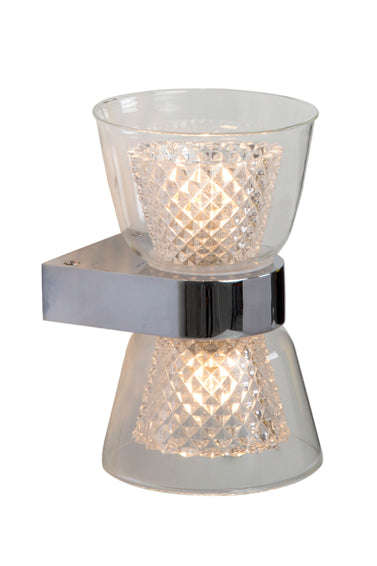 ***Led Monarch 2 Lt W/Light Chrome