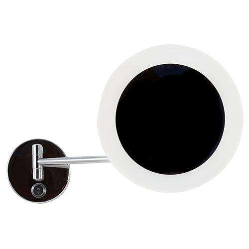Cosmetic Mirror W/Light 240mm Chrome