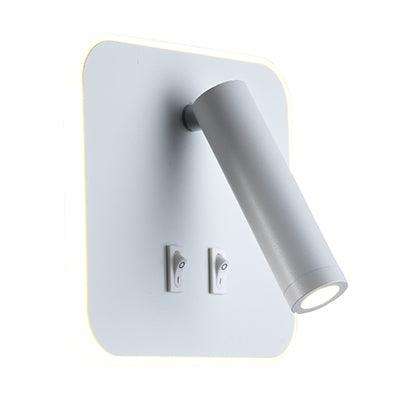 Metal Square W/Light 155mm White