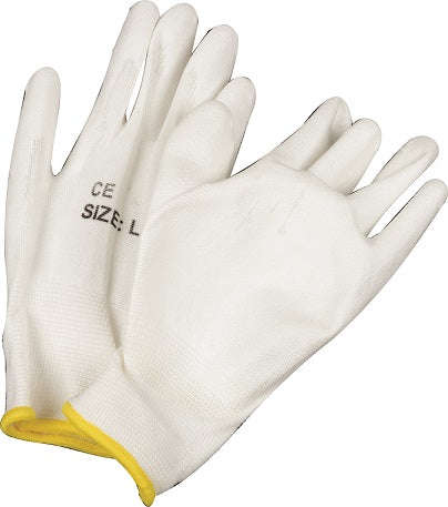 Glove Matsafe Nylon White Pu G/P Large