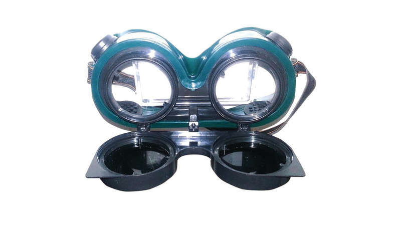Goggle Matsafe Welding Flip Front Green
