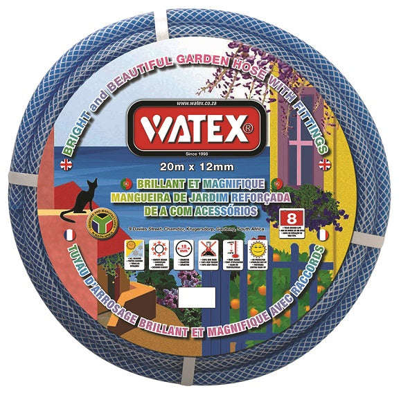 Hosepipe Watex Blue(1/2) 12 Mmx20 M W/Fit