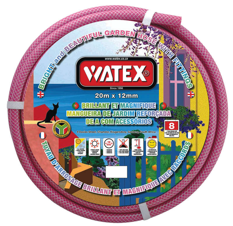 Hosepipe Watex Pink(1/2) 12 Mmx20 M W/Fit