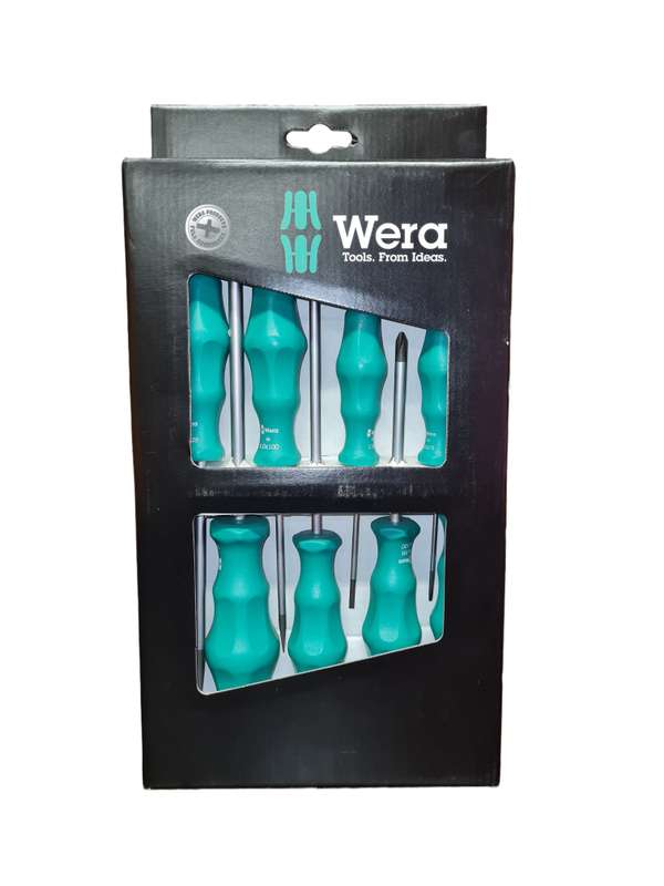 Screwdriver Set Wera Green P/8 1734/8