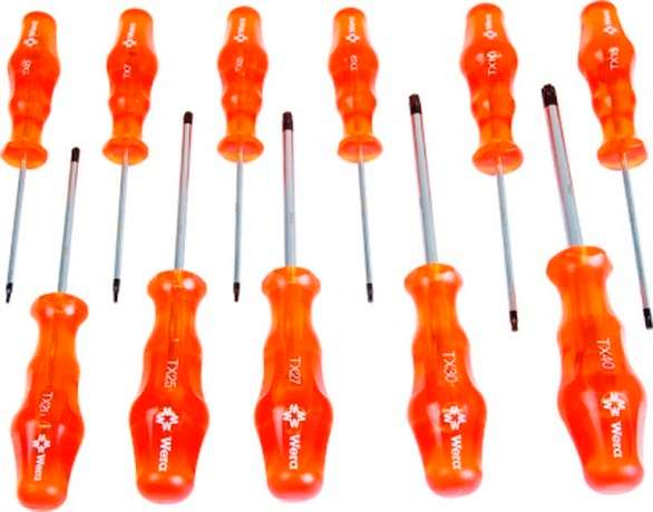 Screwdriver Set Wera Torx P/11 6334/11