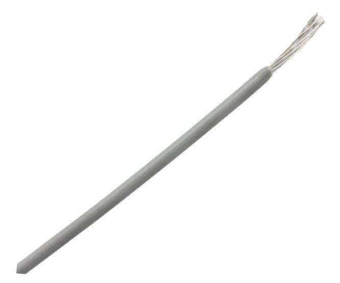 Wire M/S Csa=0.14 O=1.3 Grey 100m/Roll Ul1007 Str Awg26 Gy