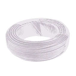 Wire M/S Csa=0.34 O=1.6 White 610m/Roll Ul1007 Str Awg22 Wt
