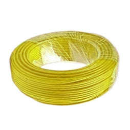 Wire M/S Csa=0.34 O=2.4 Yellow 610m Reel Ul1015 Str Awg22 Yl