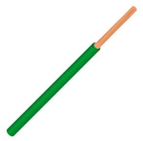 Wire Solid 0.34 1.6 Mm Green Mpq=10 Ul1007 Solid Awg22 Green