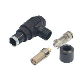 Plug 2 Way Right Angle Solder Blk Wso103 Z051 140+