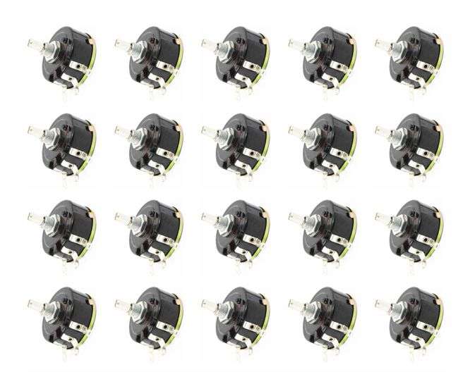 Potentiometer S/T Lin W/W 43mm 10 K 3 W 20/Box Wx030 10 K