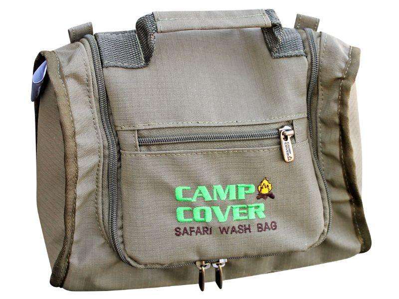 Camp Cover Wash Bag Safari Ripstop Khaki