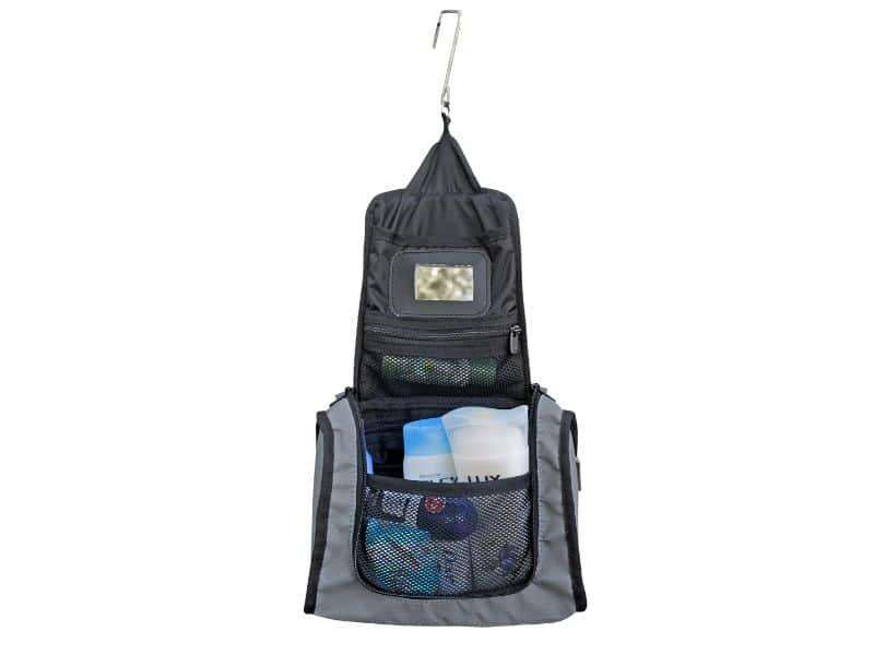 Camp Cover Wash Bag Safari Ripstop Charcoal