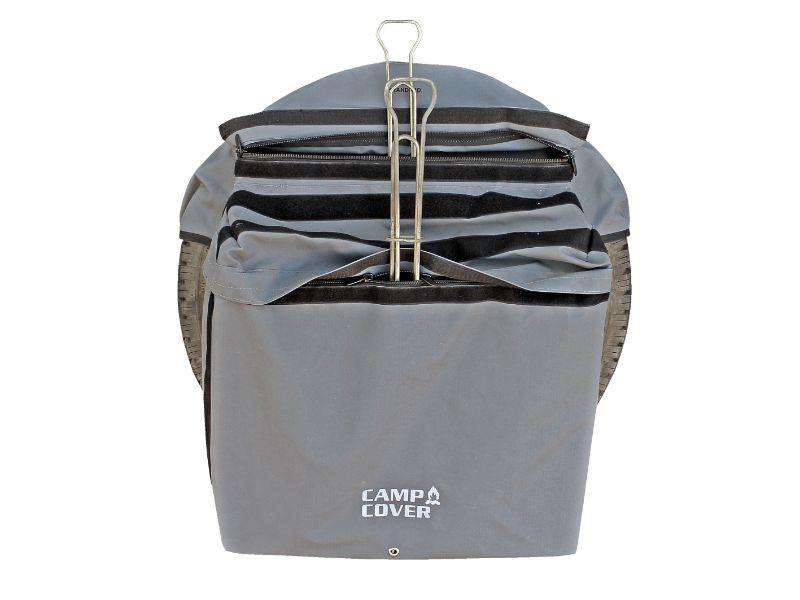 Camp Cover Wheel Bin Safari Ripstop Large Charcoal