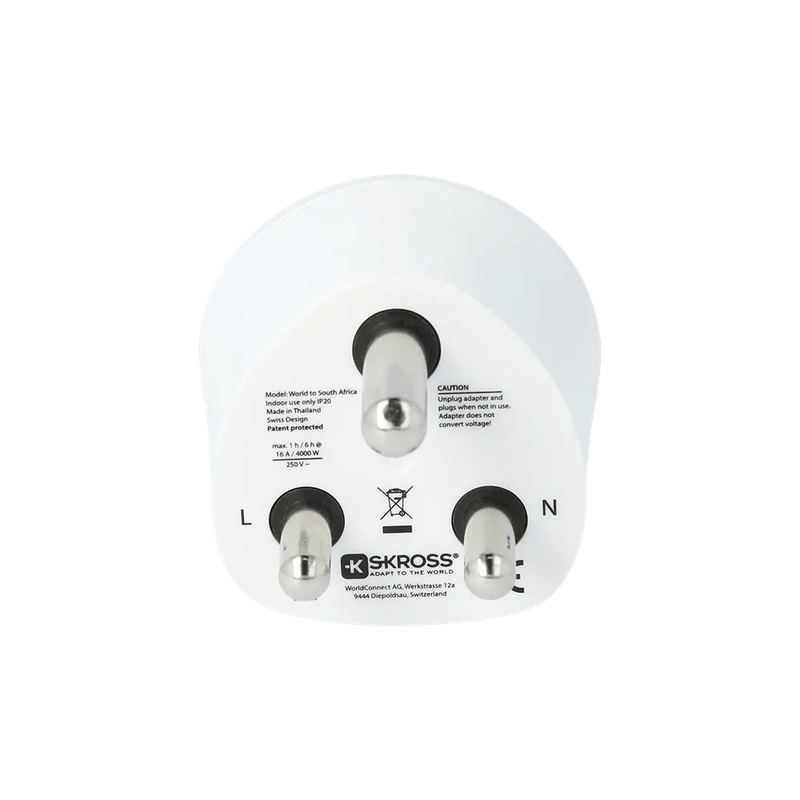 SKROSS  World to South Africa Travel Adapter