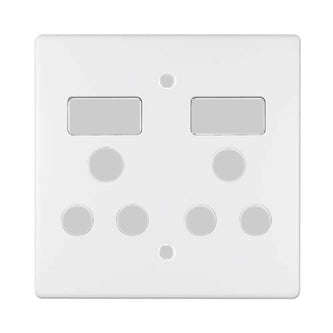 Steel Cover For 4 X4 Double Wall Socket X6563/1