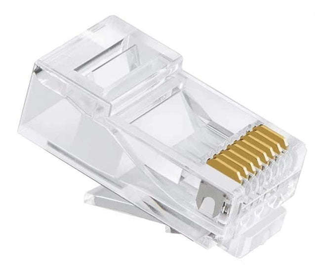 Modular Plug 8 W8 P Rj45 For Solid Cable 500 P/Bag X98088