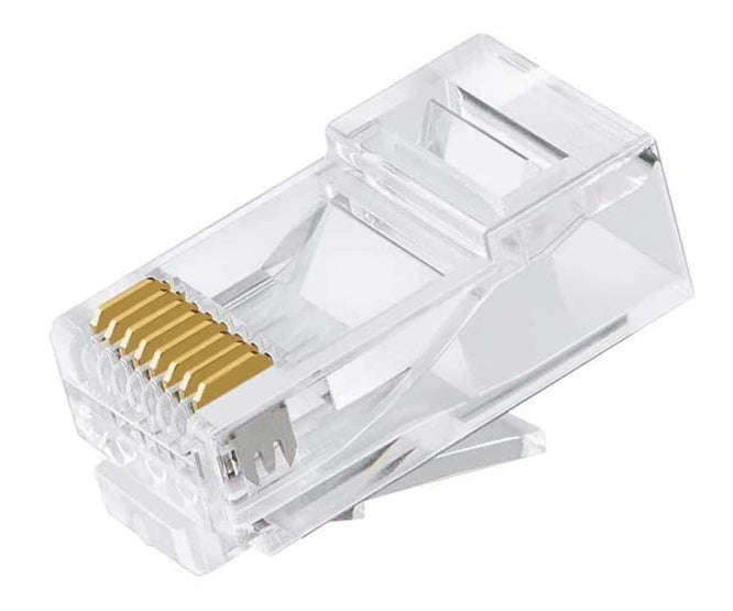 Modular Plug 8 W8 P Rj45 For Solid Cable Debulk X98088