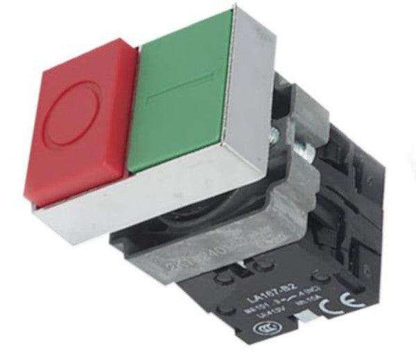 Push Button Square Green/Red N/O N/C Pb Xb2 Bl8325