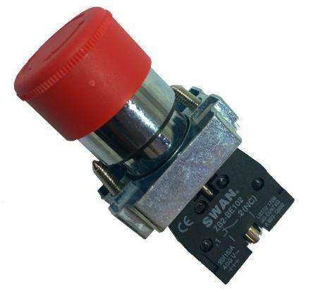 22mm Push Button Return Reset Nc Red Pb Adp2 Bs442