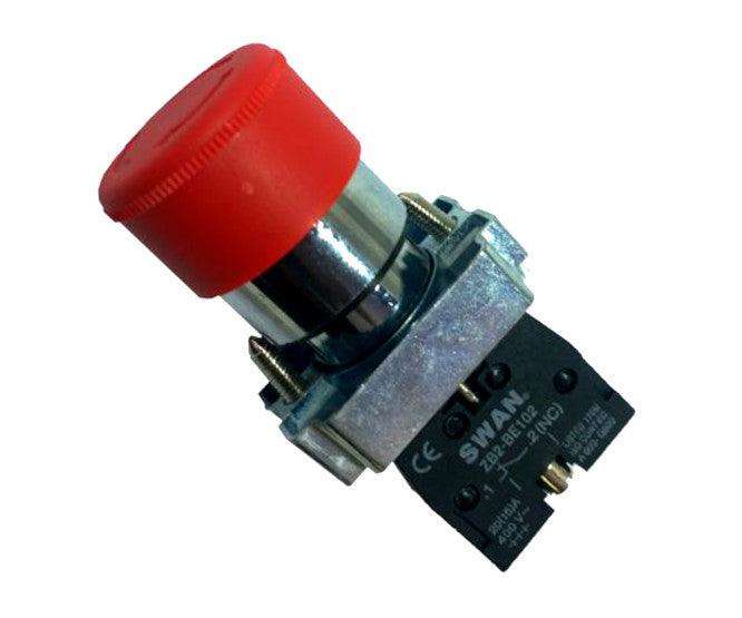 Push Button Emergency Stop Return Reset N/C 30mm Pb Adp2 Bs442